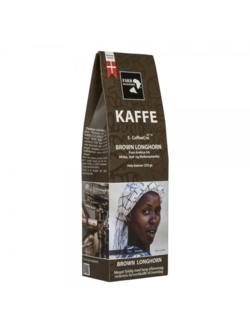 Kaffe brown Longhorn, ristet hele bønner