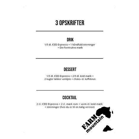 ICED Espresso Irish Rhum Cream - 500 ml